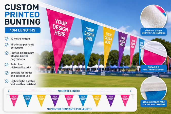 Custom Printed Bunting