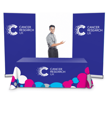 Exhibition Kit 1 - 1 x Table Cloth 2 x 800mm Roller Banners
