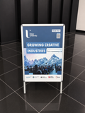 Outdoor A-Frame Pavement Sign
