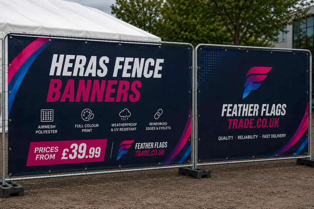 Heras Fence Banner - Builders Banner 3300mm x 1800mm
